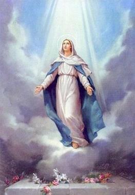 Piękna Maryja w niebie